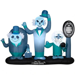 Disney Haunted Mansion Beware of Hitchhiking Ghosts 9ft Gemmy Inflatable NEW